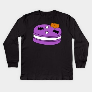 Halloween Macaroon Kids Long Sleeve T-Shirt